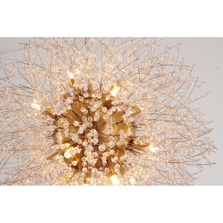 Clear Crystal Firework Chandelier with Hardware by Bethel - view 5
