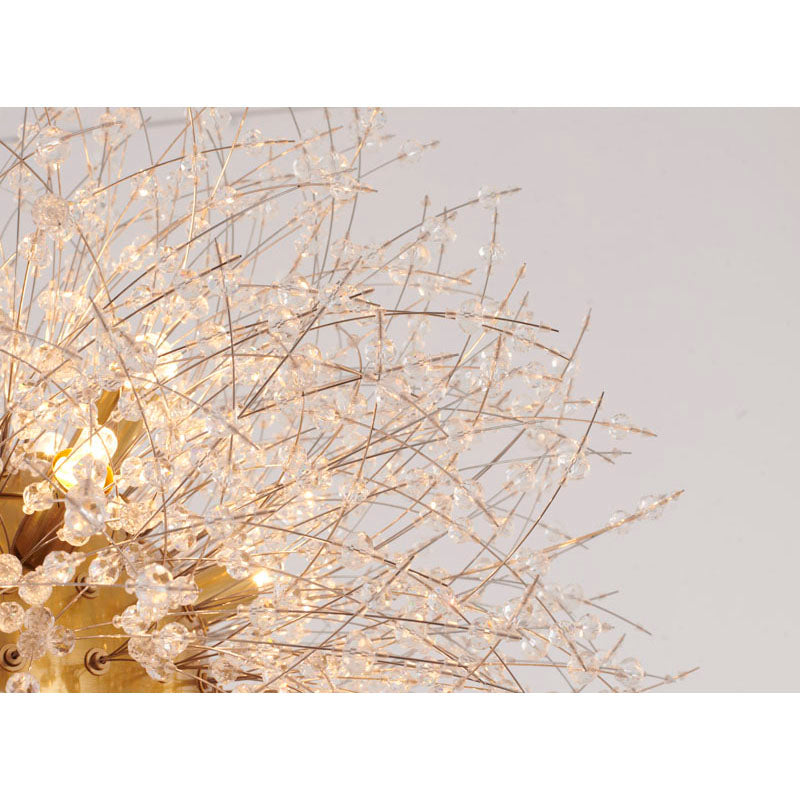 Clear Crystal Firework Chandelier with Hardware by Bethel - view 6