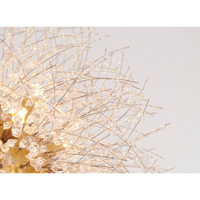 Clear Crystal Firework Chandelier with Hardware by Bethel - view 7