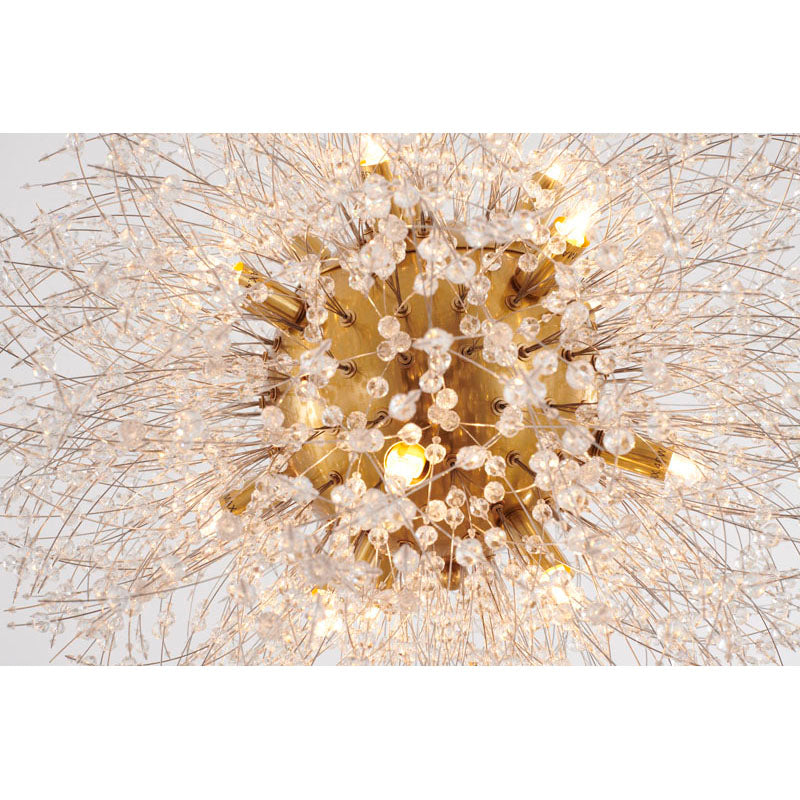 Clear Crystal Firework Chandelier with Hardware by Bethel - view 8