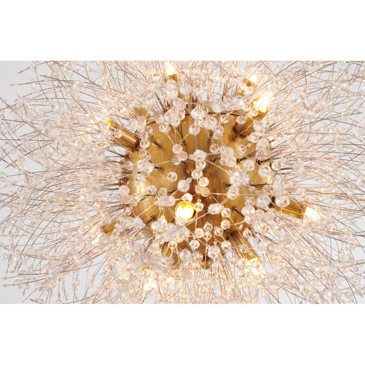 Clear Crystal Firework Chandelier with Hardware by Bethel - view 8