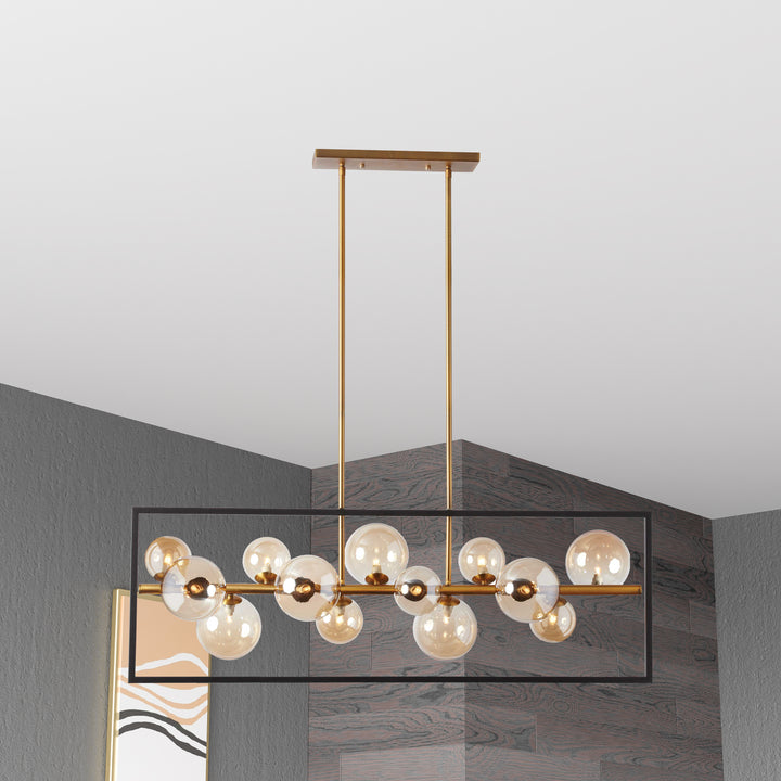 Glasgow 13 Light Halogen Horizontal Pendant &amp;