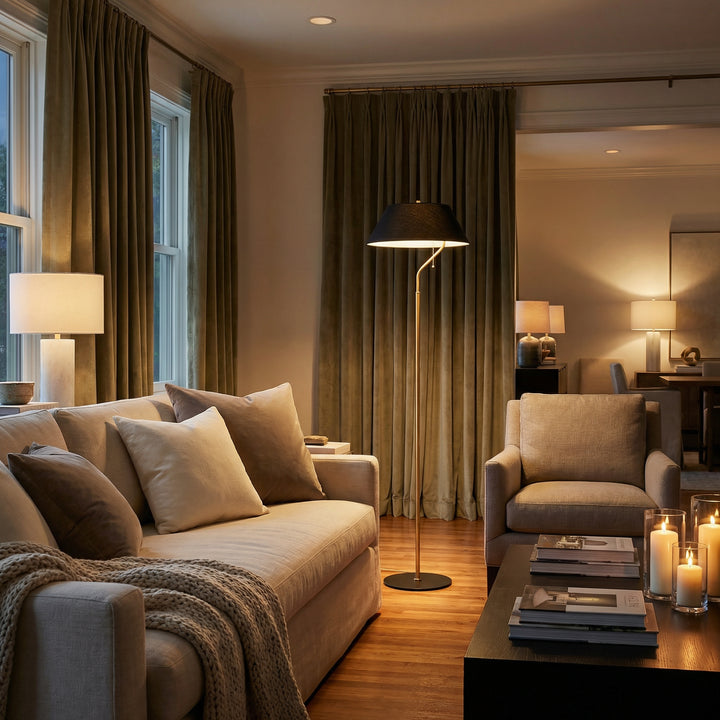 Geraldine 1 Light Floor Lamp by Dainolite - view 2