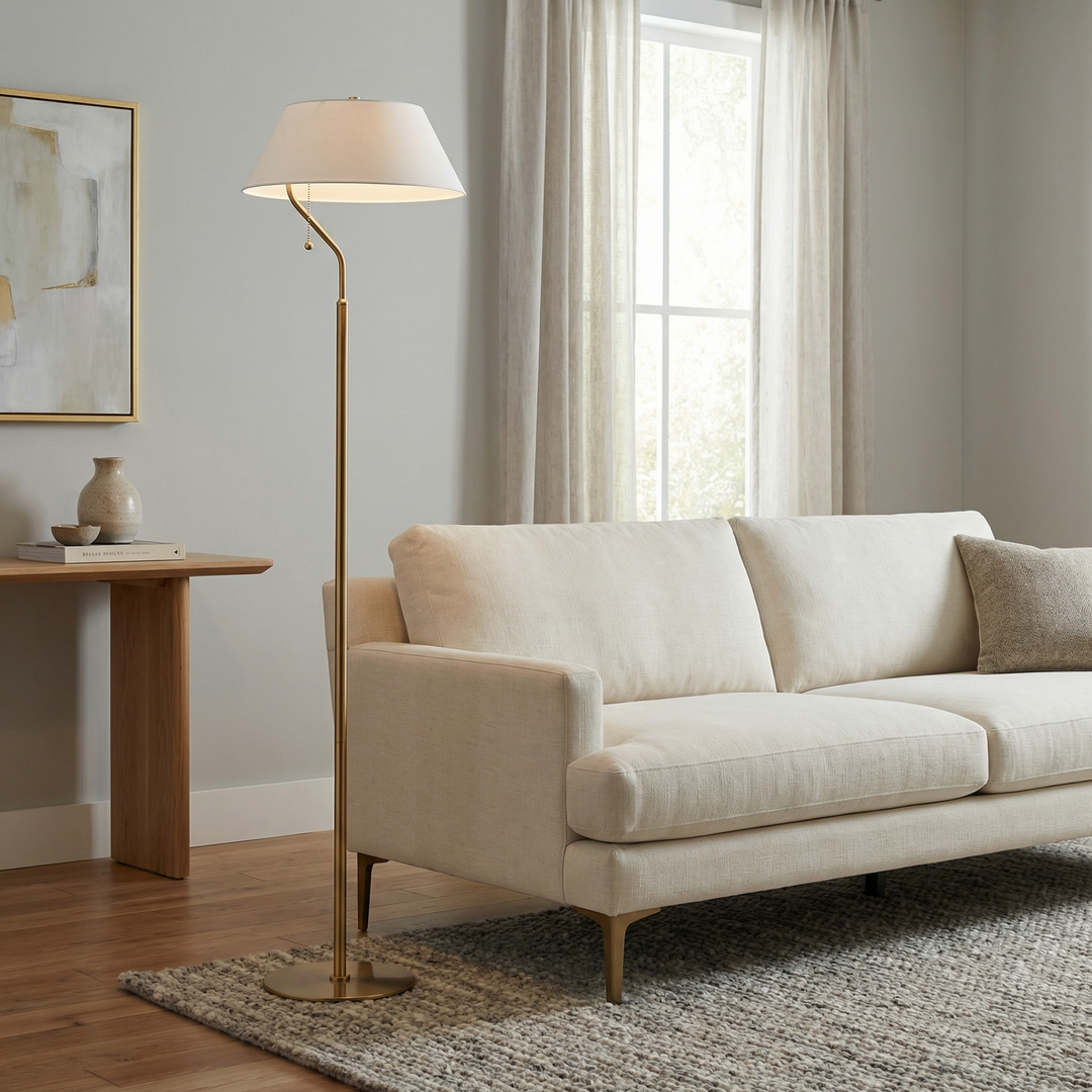 Geraldine 1 Light Floor Lamp by Dainolite - view 4