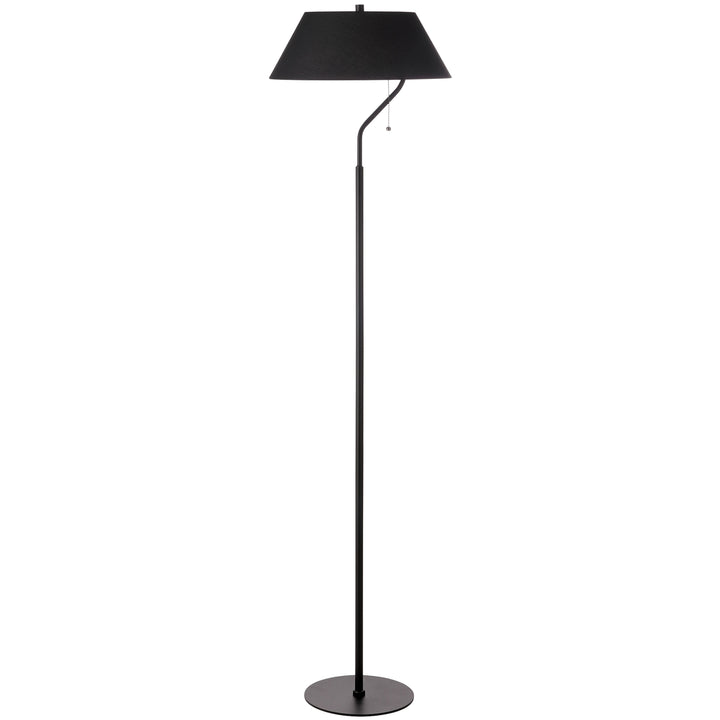 Geraldine 1 Light Floor Lamp in Matte Black by Dainolite