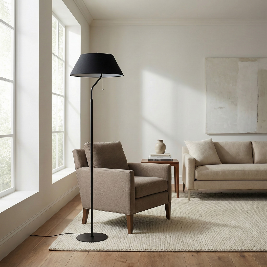 Geraldine 1 Light Floor Lamp by Dainolite - view 6