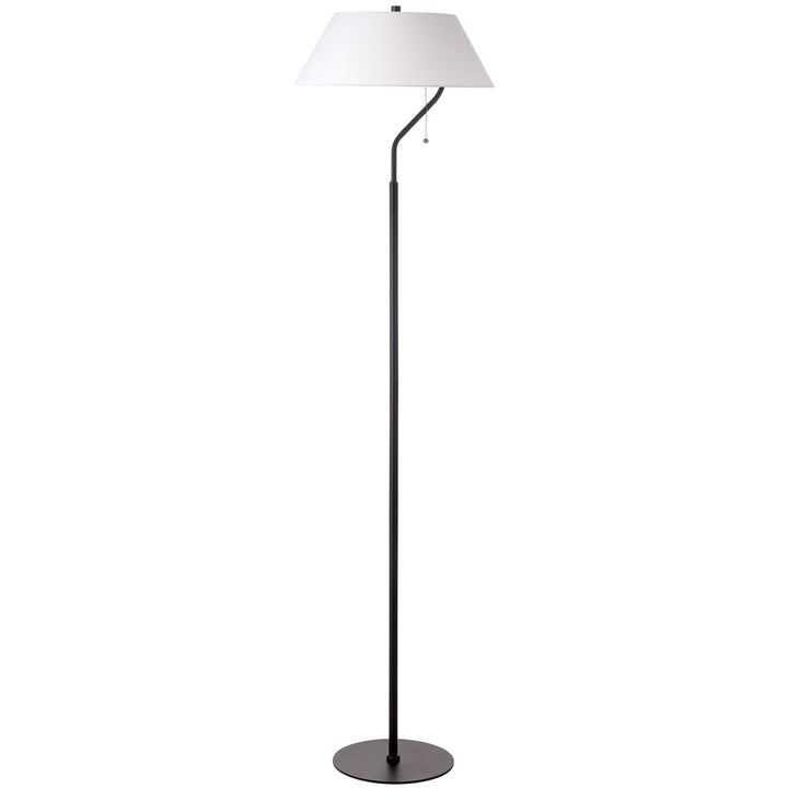 Geraldine 1 Light Floor Lamp in Matte Black by Dainolite