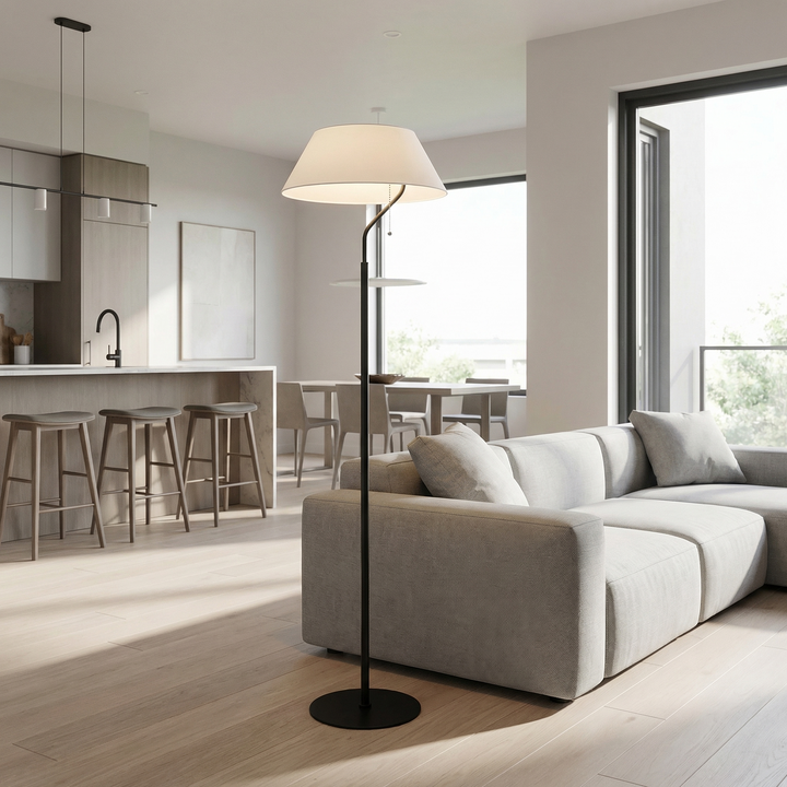 Geraldine 1 Light Floor Lamp by Dainolite - view 8