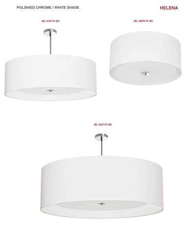 4 Light Helena Pendant by Dainolite - view 2