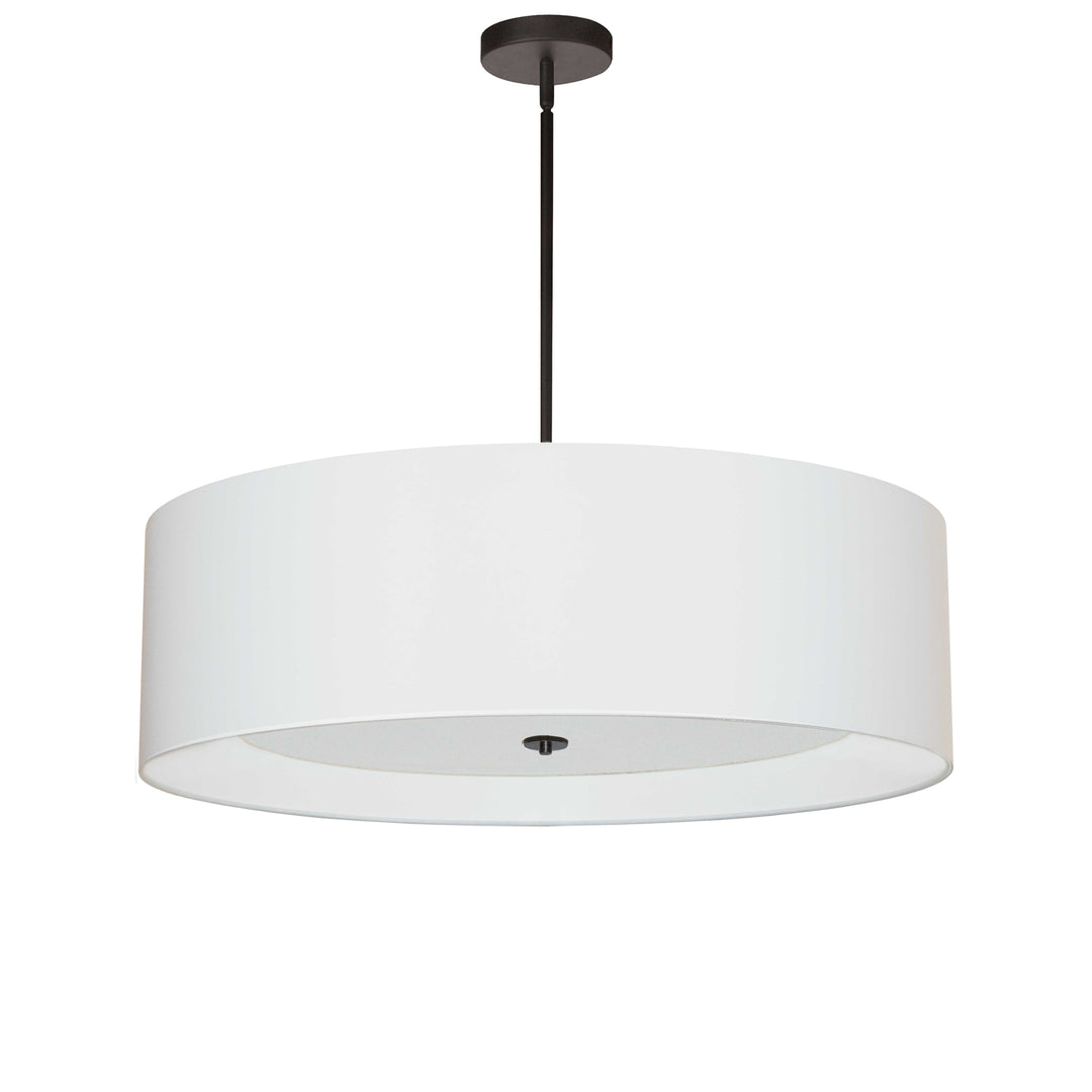 Helena 4 Light Incandescent Pendant in Matte Black by Dainolite