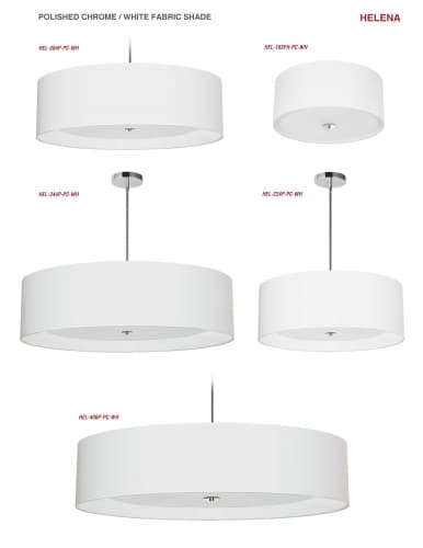 4 Light Helena Pendant (HEL-344P) by Dainolite - view 2