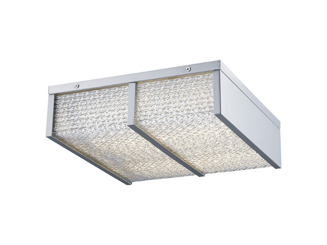 Cermack St. 17"W Square LED Flush Mount
