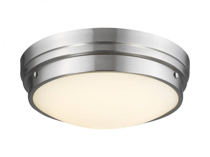 Cermack St. Round LED Flush Mount in Brushed Nickel by Avenue Lighting