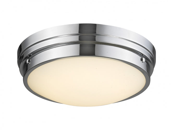 Cermack St. Round LED Flush Mount in Chrome by Avenue Lighting