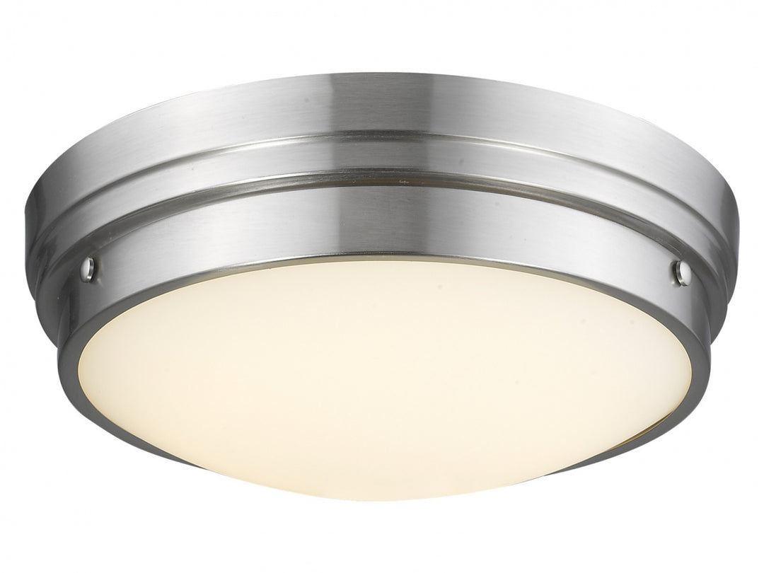 Cermack St. Round LED Flush Mount in Brushed Nickel by Avenue Lighting