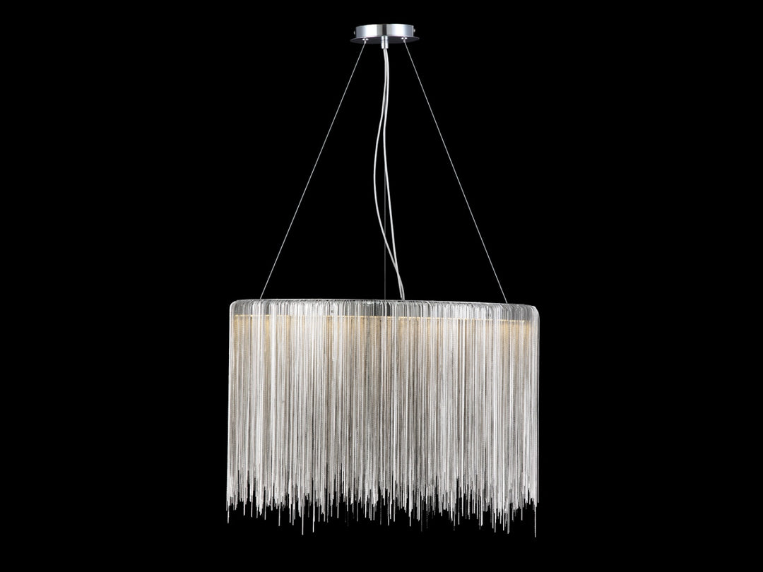 Fountain Ave. Drum Shape LED Pendant by Avenue Lighting - view 4