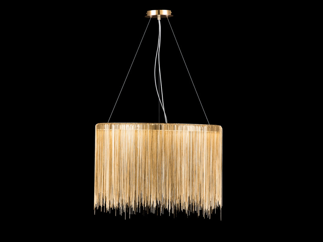 Fountain Ave. Drum Shape LED Pendant by Avenue Lighting - view 9