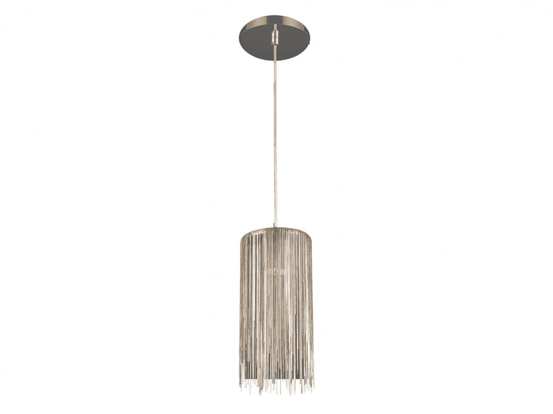 Fountain Ave. Round Pendant in Chrome by Avenue Lighting