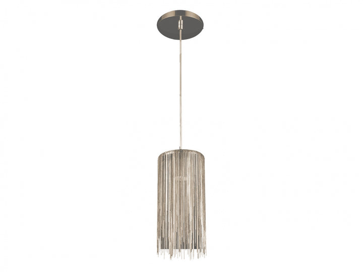 Fountain Ave. Round Pendant in Chrome by Avenue Lighting