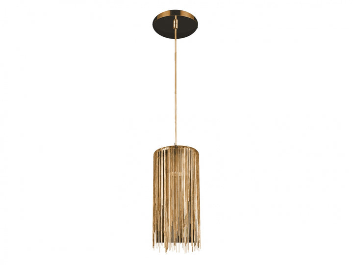 Fountain Ave. Round Pendant in Gold by Avenue Lighting