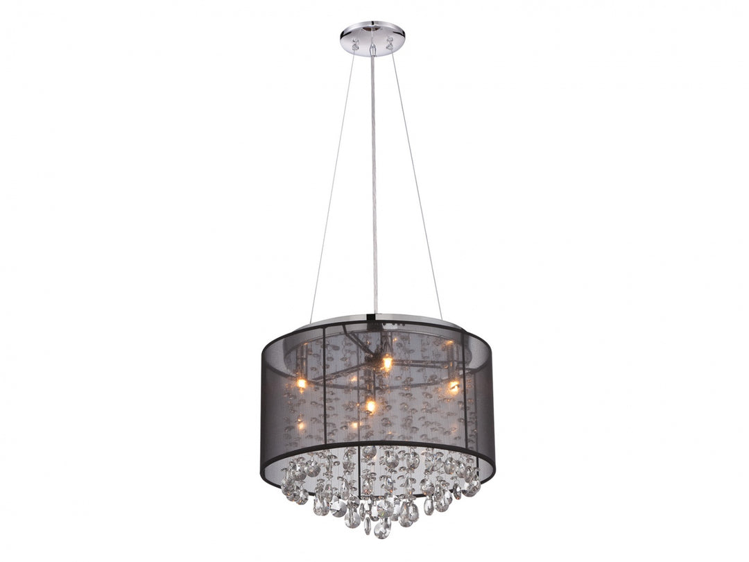 Riverside Dr. Drum Pendant in Black by Avenue Lighting