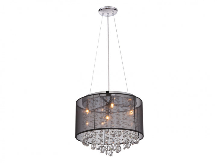 Riverside Dr. Drum Pendant in Black by Avenue Lighting