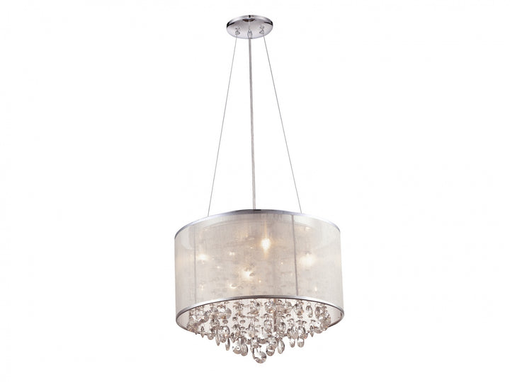 Riverside Dr. Drum Pendant in Silver by Avenue Lighting