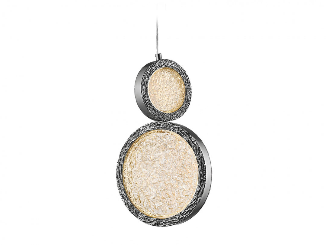 Bottega 2-Ring LED Chandelier by Avenue Lighting - view 11