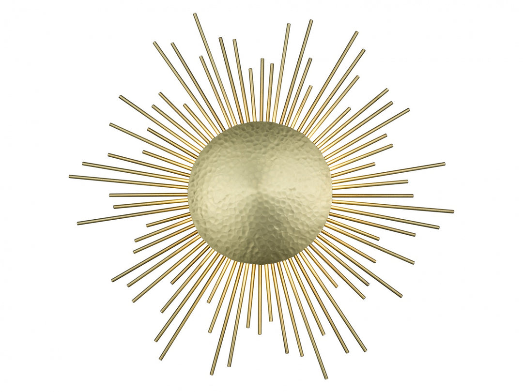 Marquee LED Wall Sconce in Hammered Brushed Brass by Avenue Lighting