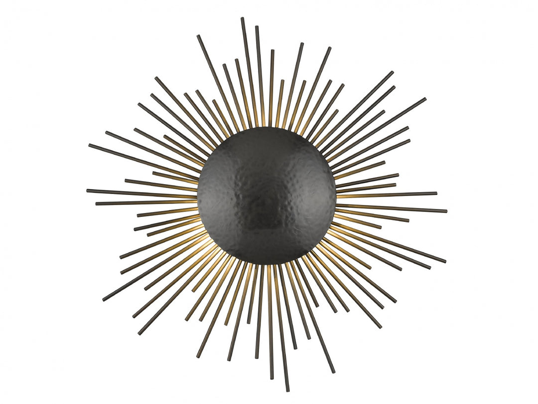 Marquee LED Wall Sconce in Hammered Dark Bronze by Avenue Lighting