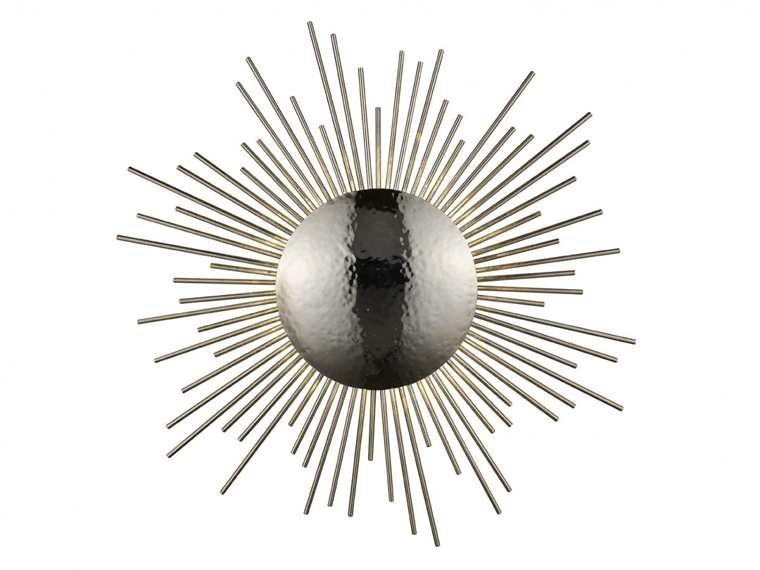 Marquee LED Wall Sconce in Hammered Polished Nickel by Avenue Lighting