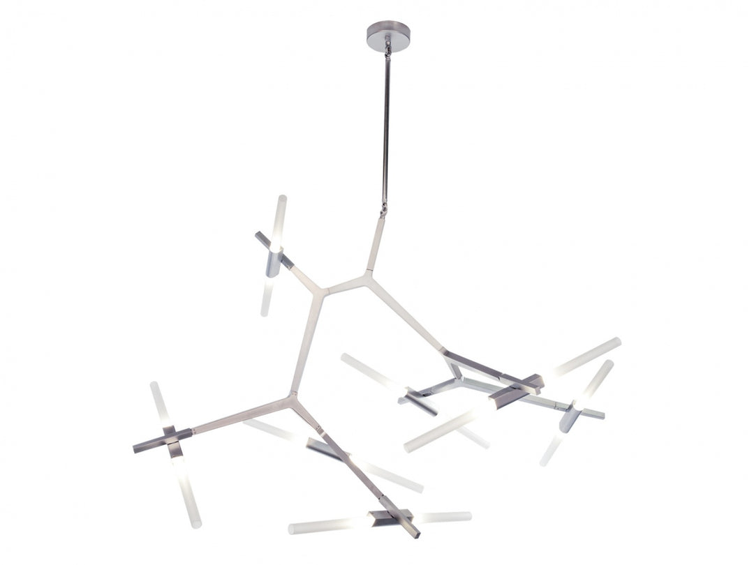 San Vicente Geometric Chandelier in Chrome by Avenue Lighting