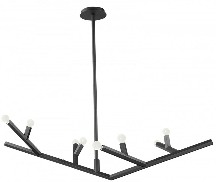 The Oaks Branch Chandelier in Black by Avenue Lighting