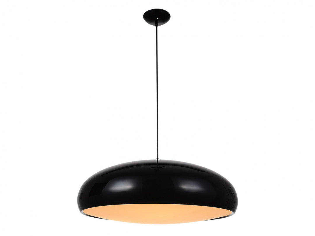 Doheny Dome Pendant in Black by Avenue Lighting