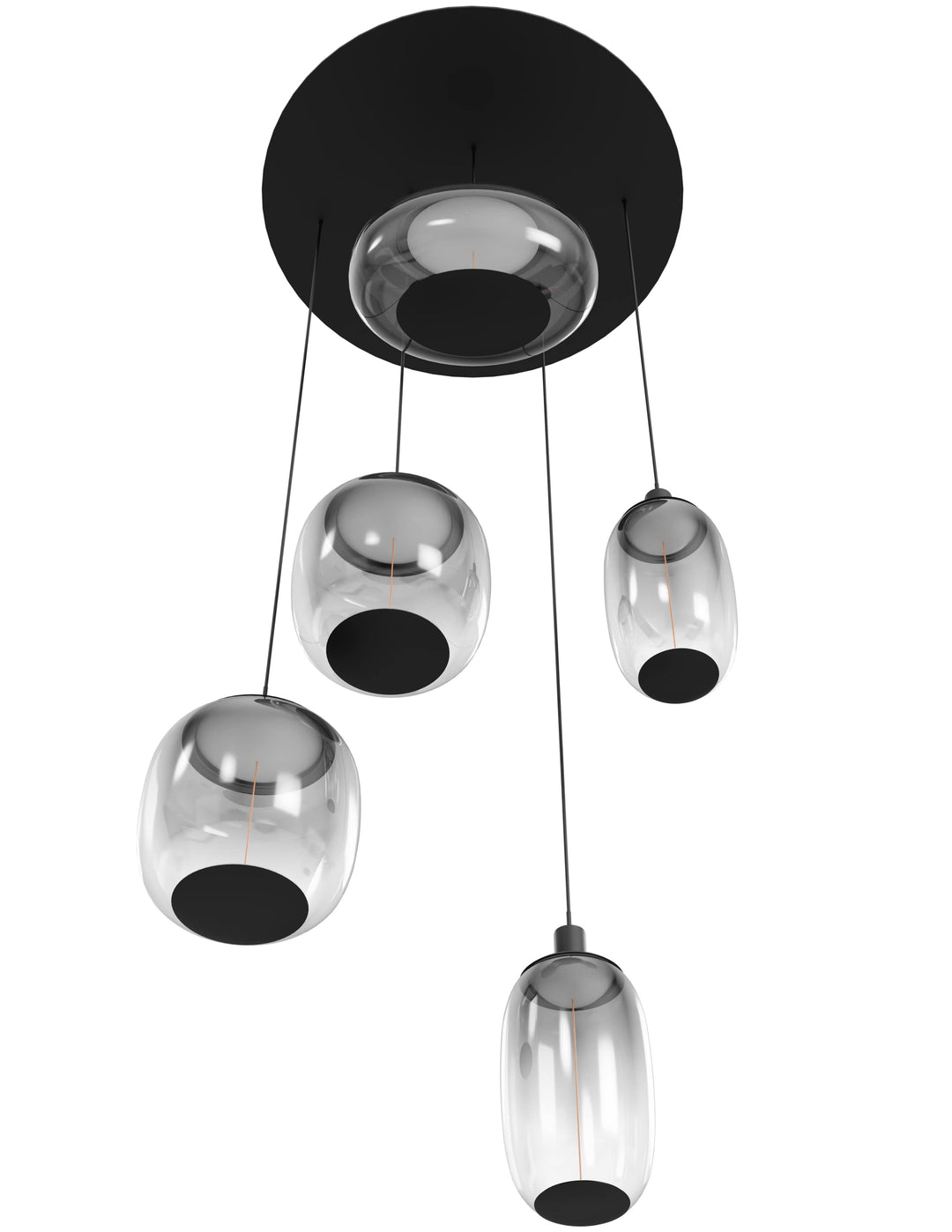 Monaco LED Chandelier by Avenue Lighting - view 6