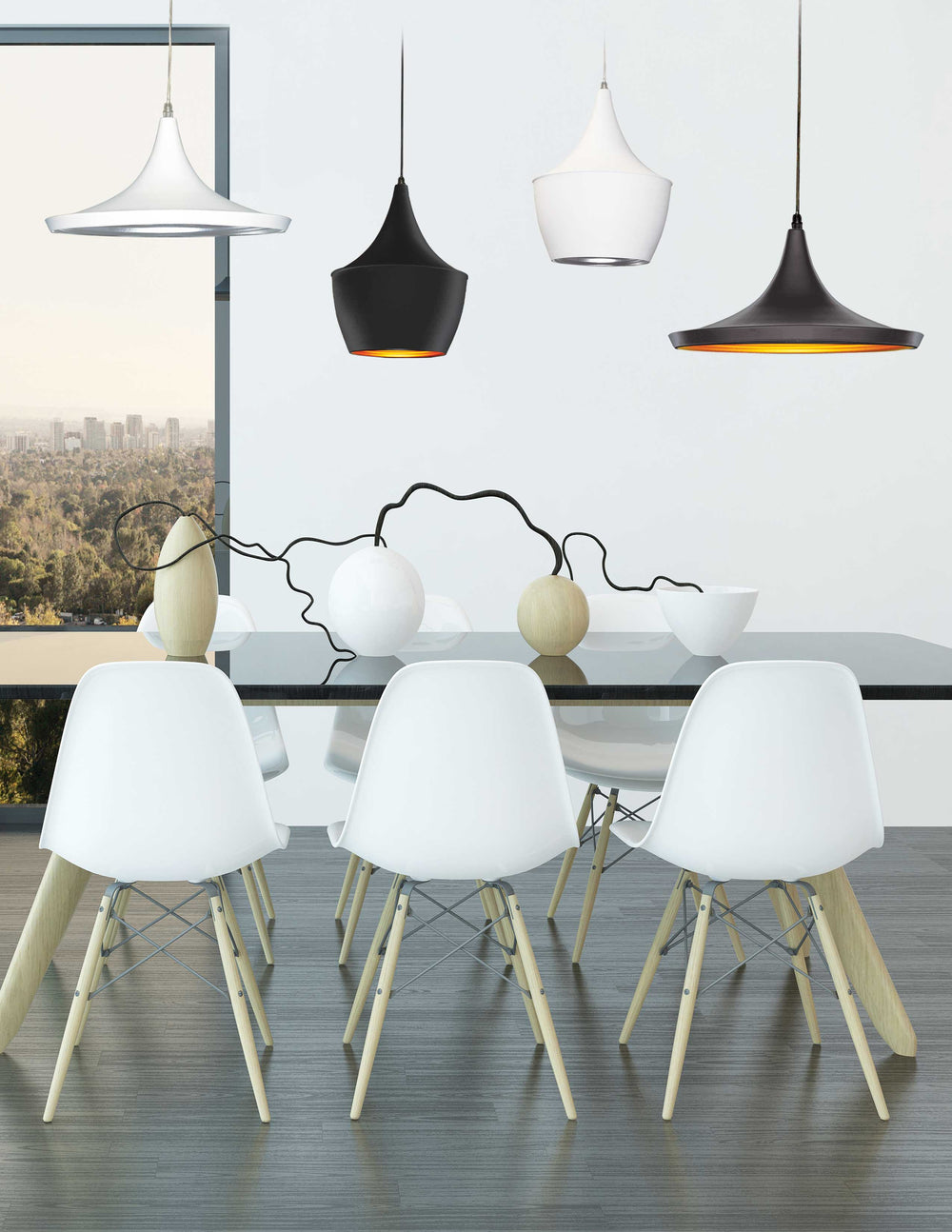 Helsinki 1 Light Pendant by Dainolite - view 2