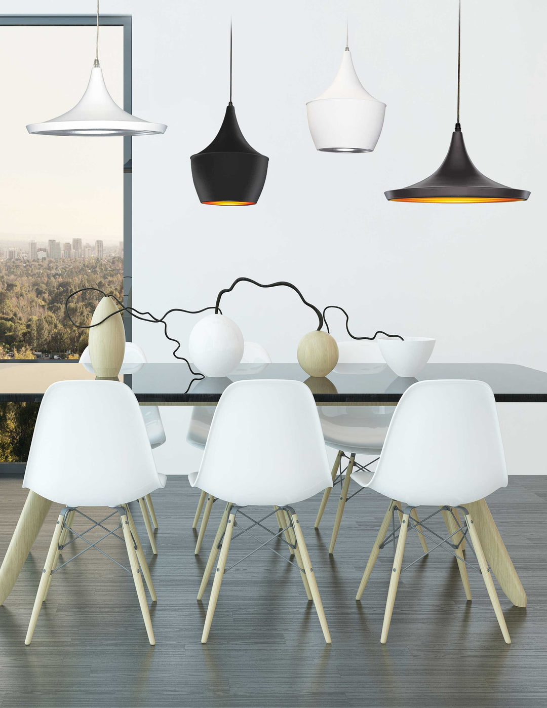 Helsinki 1 Light Pendant by Dainolite - view 2
