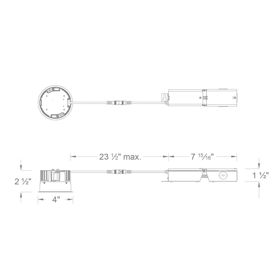 Aether 2" Shallow Remodel Housing