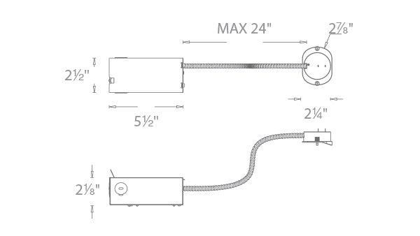 Aether 3.5" Adjustable &amp; Wall-Wash Remodel Housing