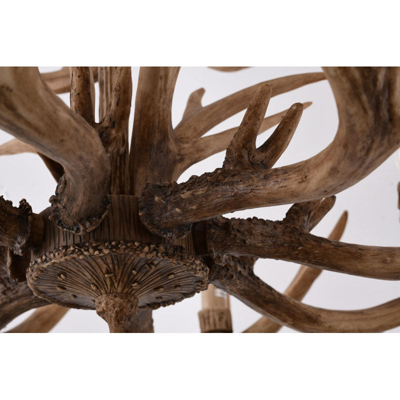 Polyresin Antler Chandelier by Bethel - view 2