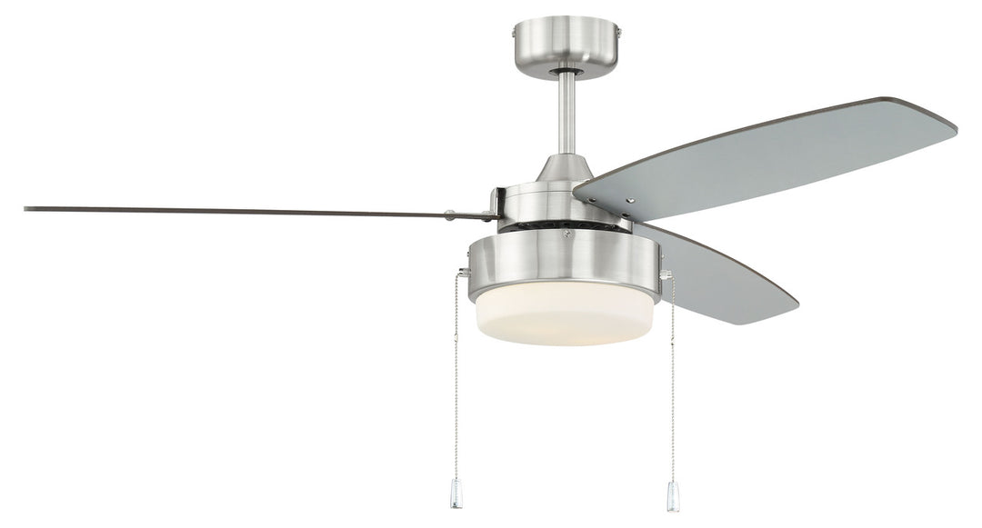 Intrepid 52" Ceiling Fan in Brushed Polished Nickel by Craftmade