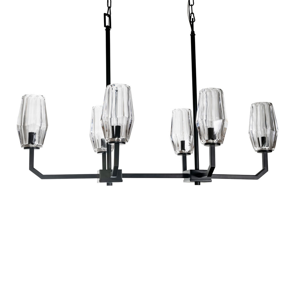 Vespera Chandelier in Black by Russell