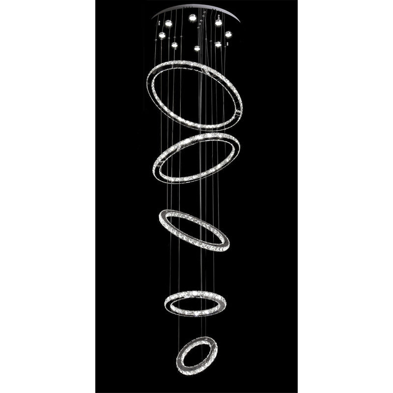 Chrome Crystal Chandelier (JP02) by Bethel