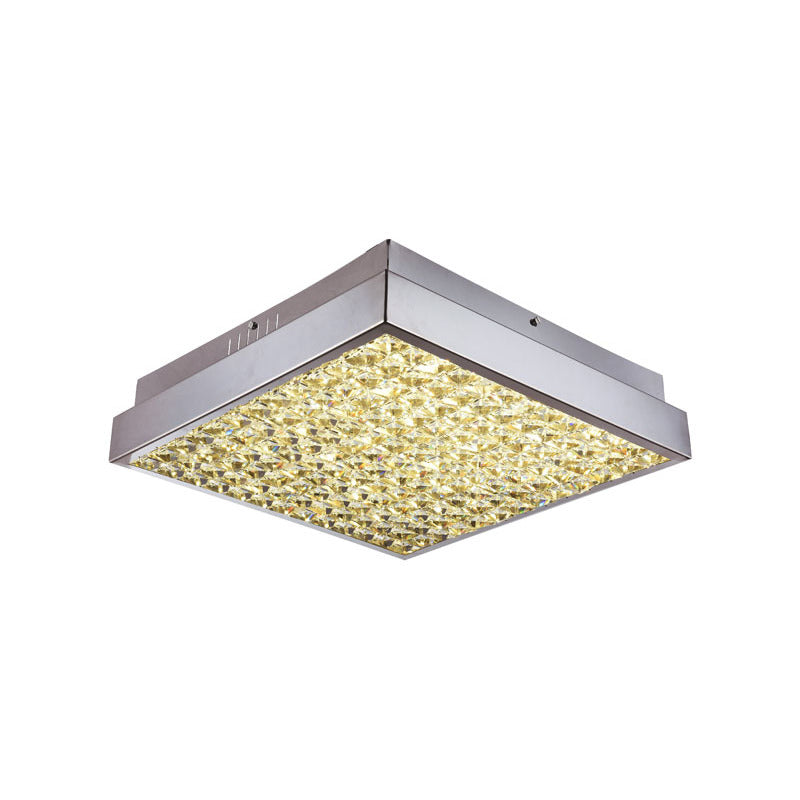 Chrome Crystal Flush Mount (JP15) by Bethel