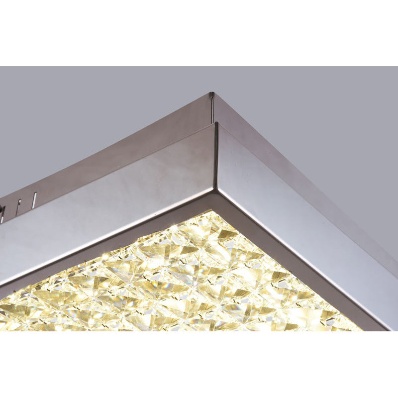 Chrome Crystal Flush Mount (JP15) by Bethel - view 3