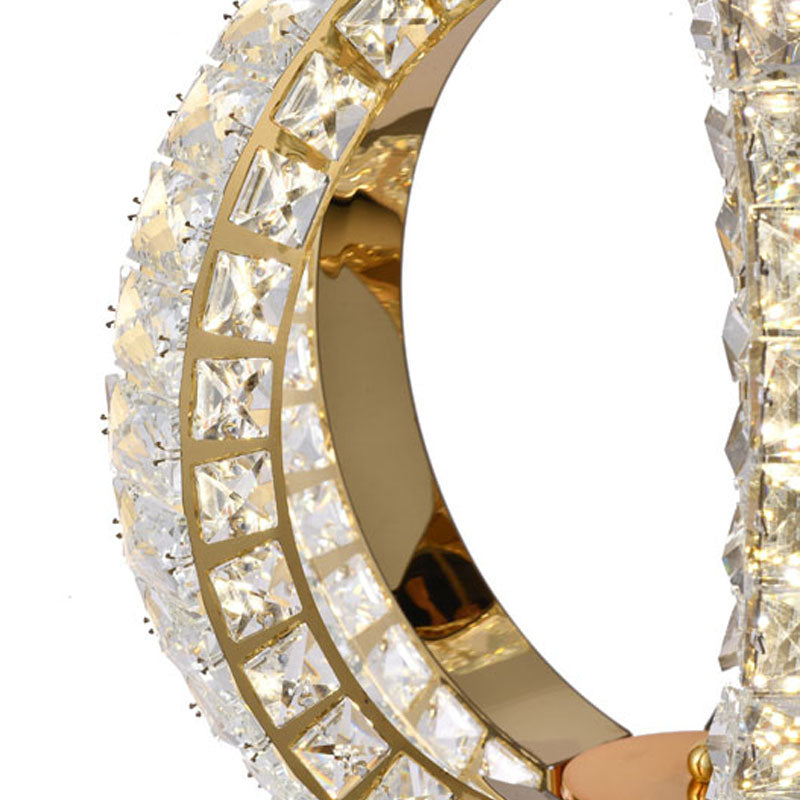 Orb Frame LED Table Lamp with Clear Crystals by Bethel - view 9