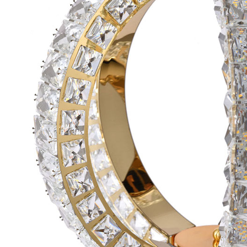 Orb Frame LED Table Lamp with Clear Crystals by Bethel - view 11