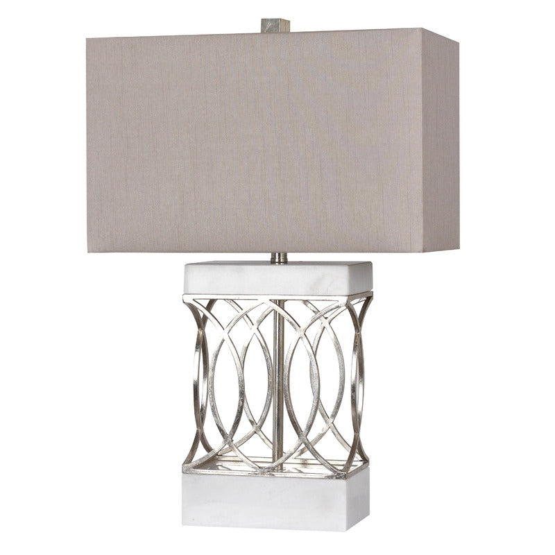 White Table Lamp (JTL11) by Bethel