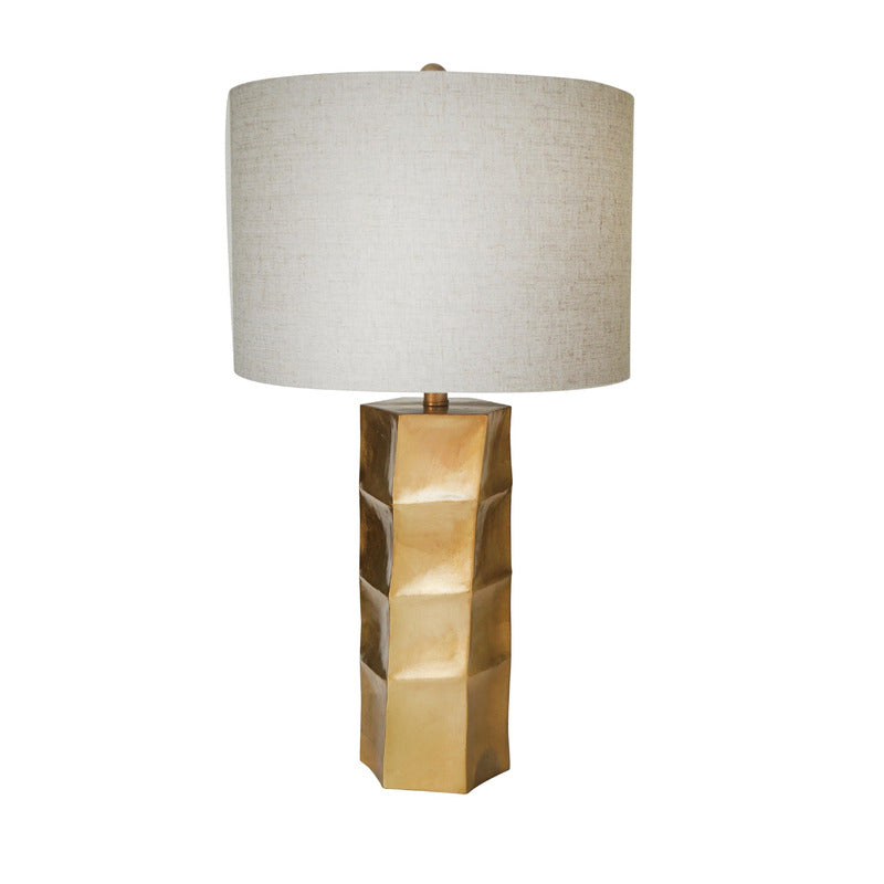 Polyresin Table Lamp in a Leaf Finish N N N in
