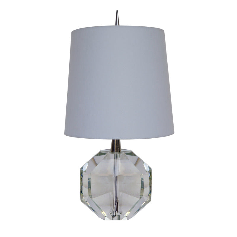 Chrome Crystal Table Lamp by Bethel